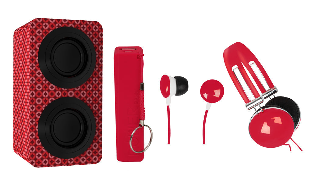Naxa Portable Bluetooth Stereo Speakers Entertainment Pack (NAS-3061A)