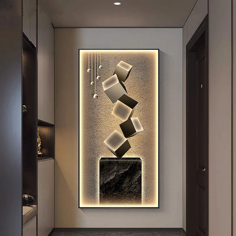 Dlight Decor Crystal Wall Art Glow Lamp for Interiors