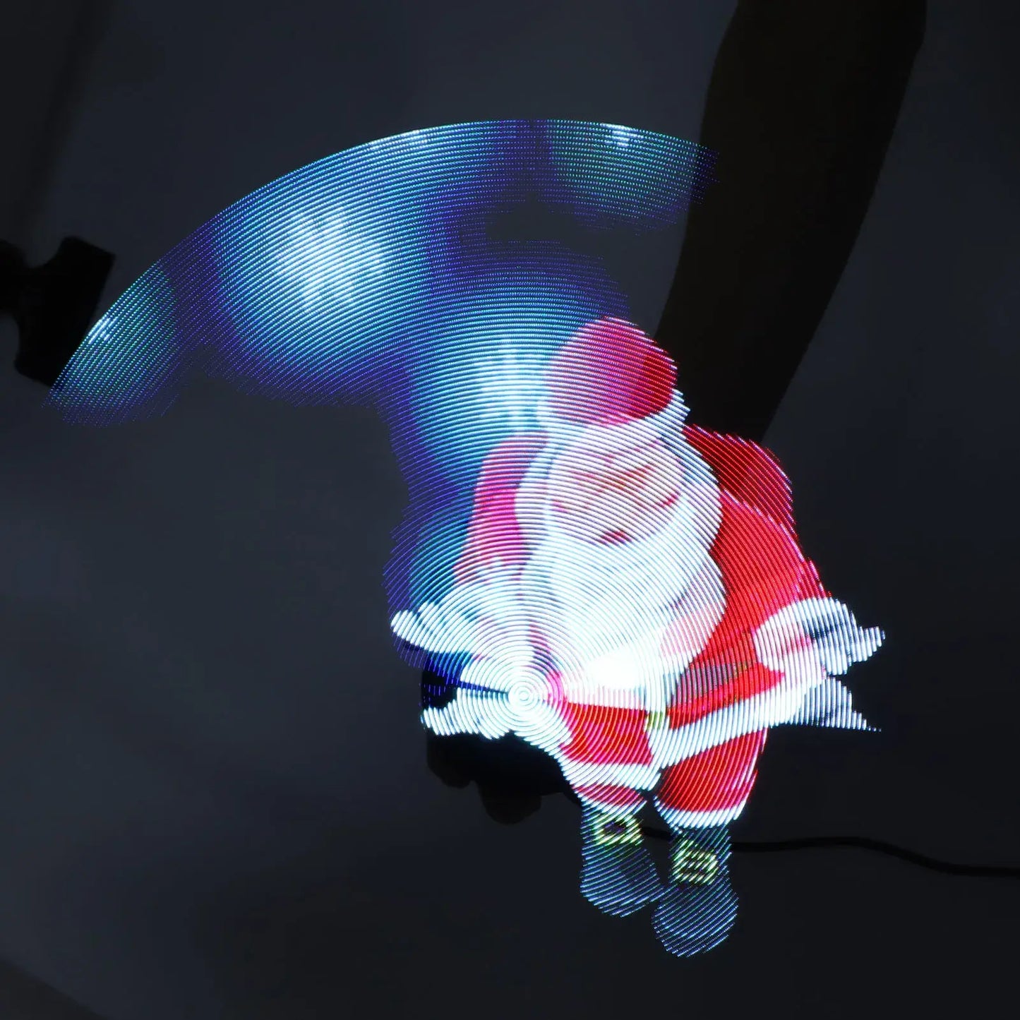 3D Hologram Fan Display - 224 LED Holographic Projector for Advertising
