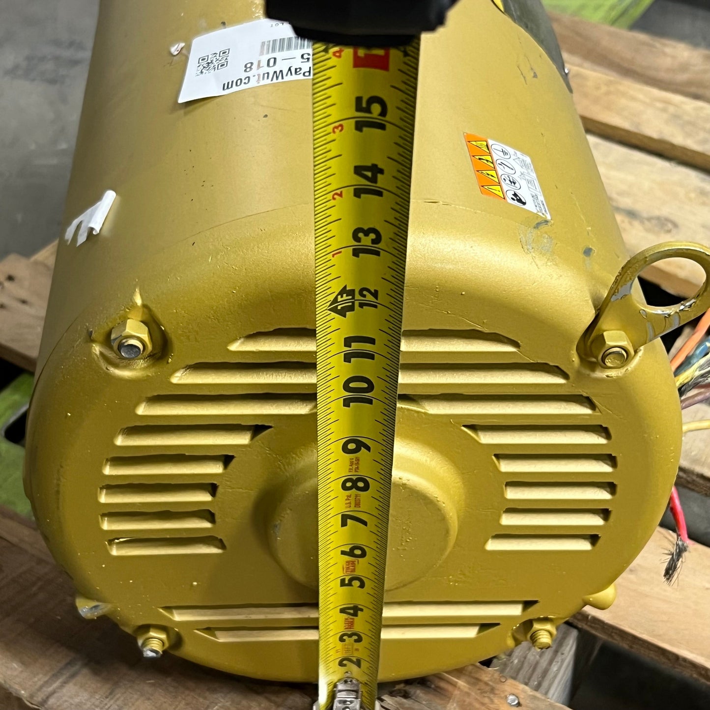 BALDOR RELIANCER Super E Motor HP 20 RPM 1765 V230/460 3 Phase (Damaged)