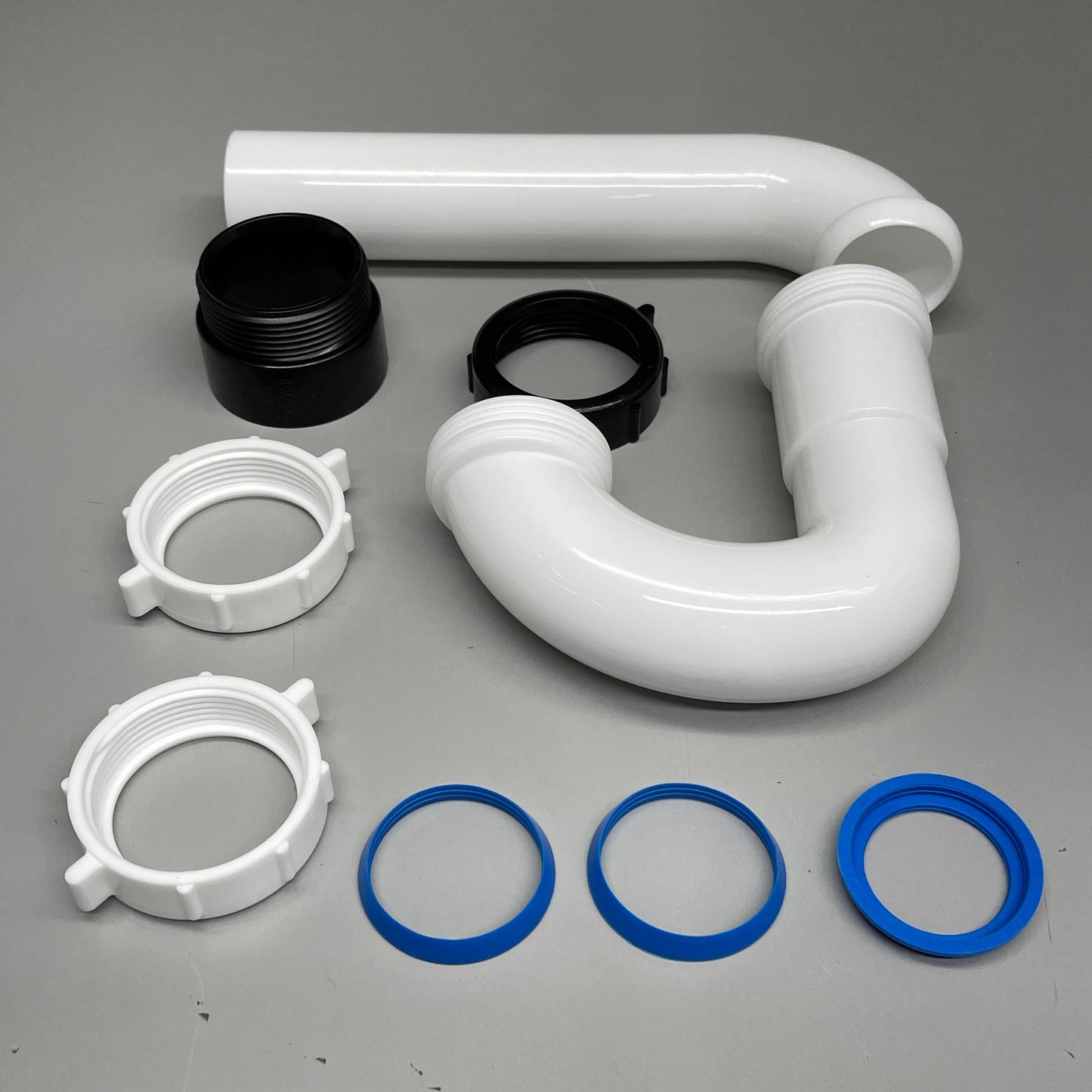 DB DEARBORN 1-1/2” P-Trap w/ Threaded ABS Adapter White P9704AB