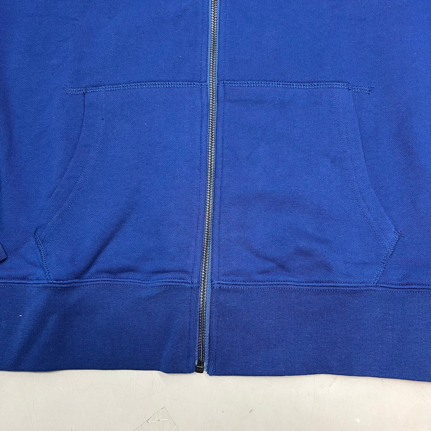 MONSTERCAT Records Full Zip Hooded Jacket W/ Printed Back Men's Sz S Blue