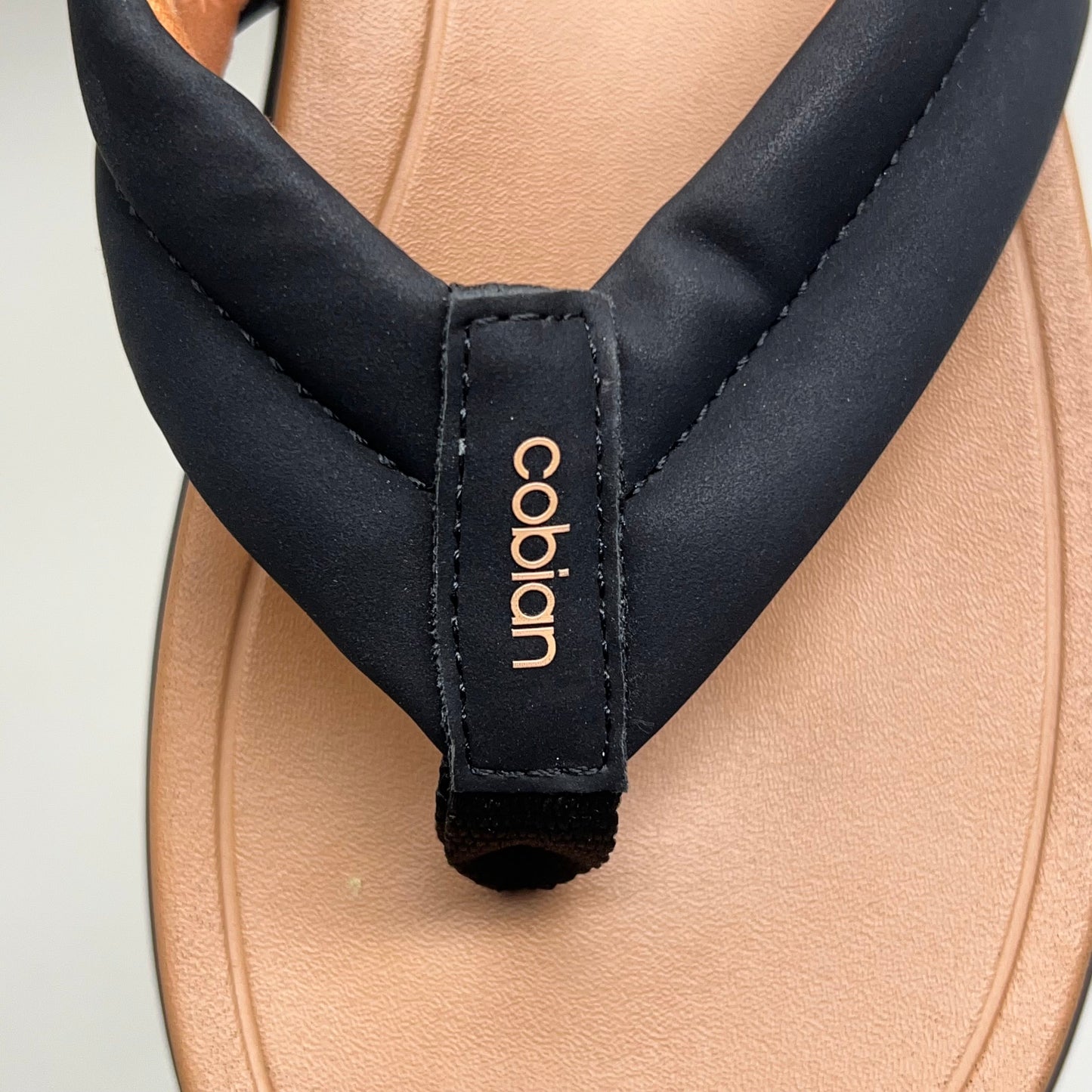 COBIAN Darby Synthetic Suede Strap Sandals  Women's SZ 8, EU 38.5 Black DAR24-001-8