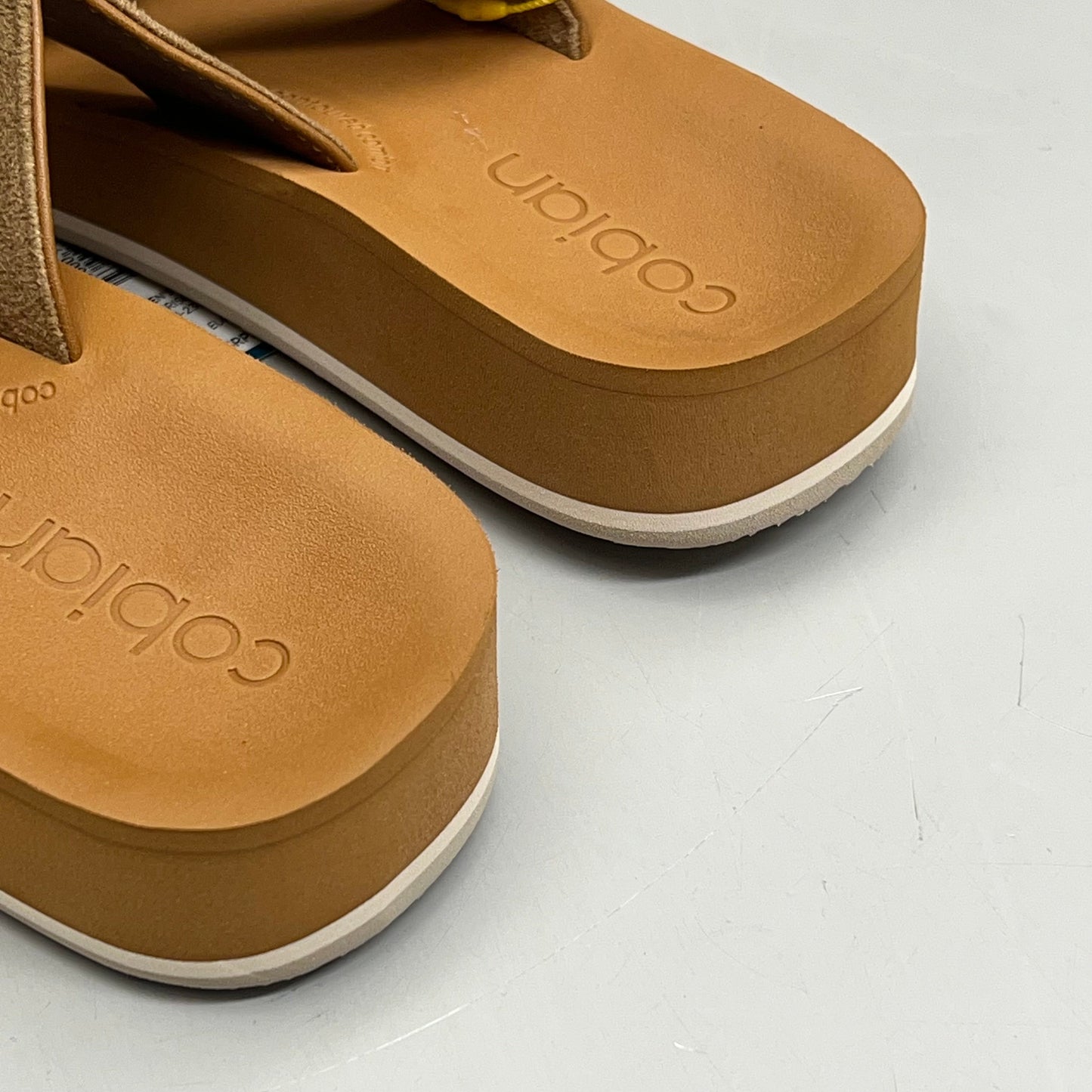 COBIAN Dana Rise Elevated Flatform Style Slide Women's Sz 10 Tan DNA24-230-10