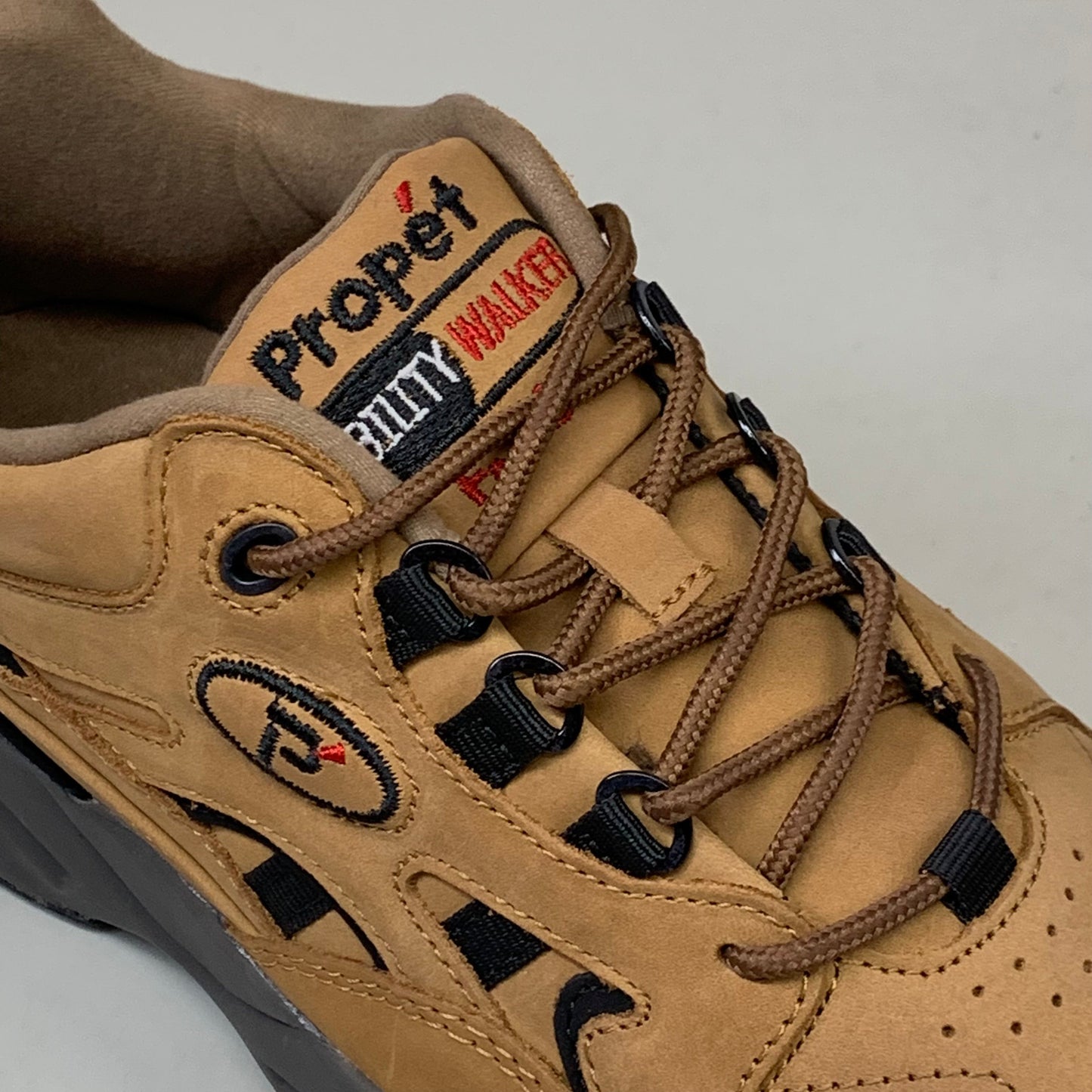 PROPET Stability Walker Lace-up Shoes X(3E) Men's SZ 9 Choco/Black M2034CBNX-09