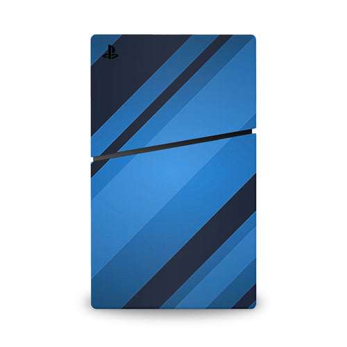 Blue Streaks PS5 Slim Digital Skin