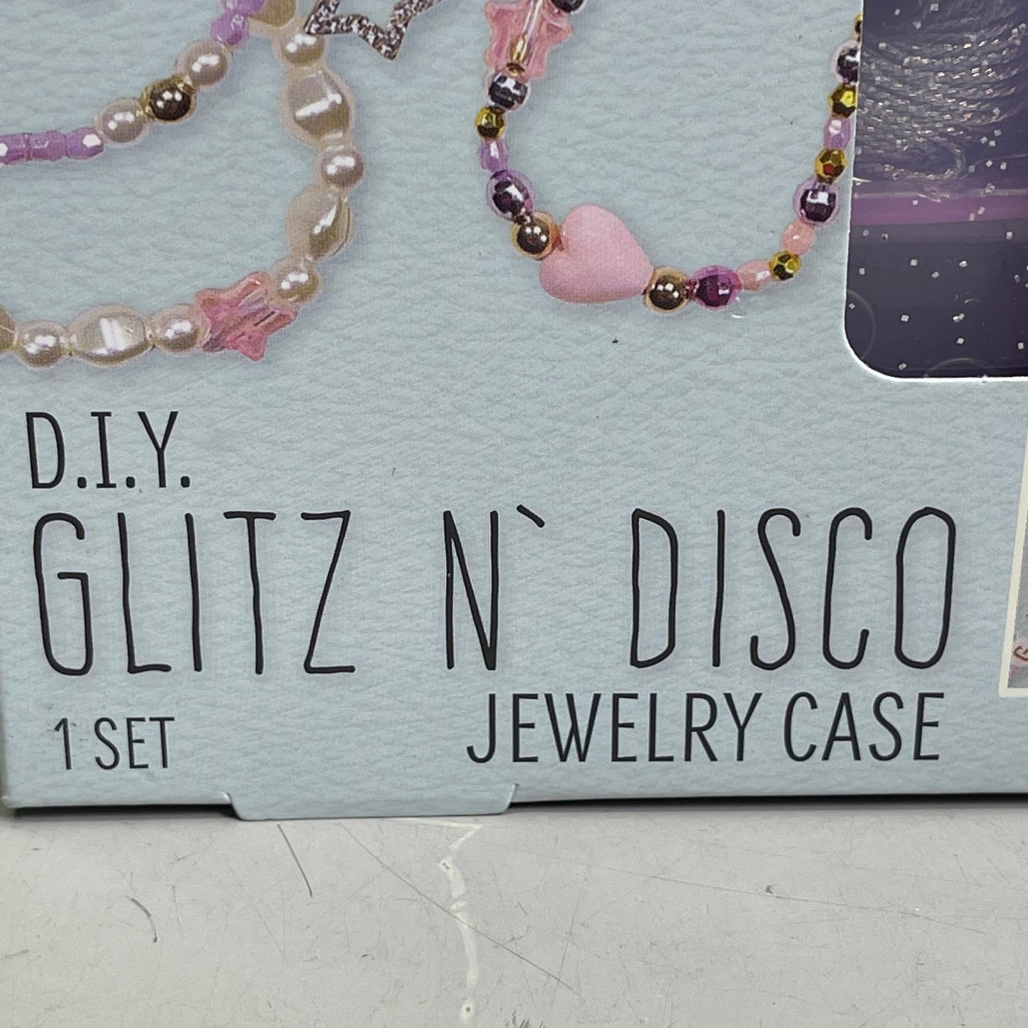 STMT DIY Glitz N Disco Jewelry Case Pink Custom Necklaces & Bracelets 225033