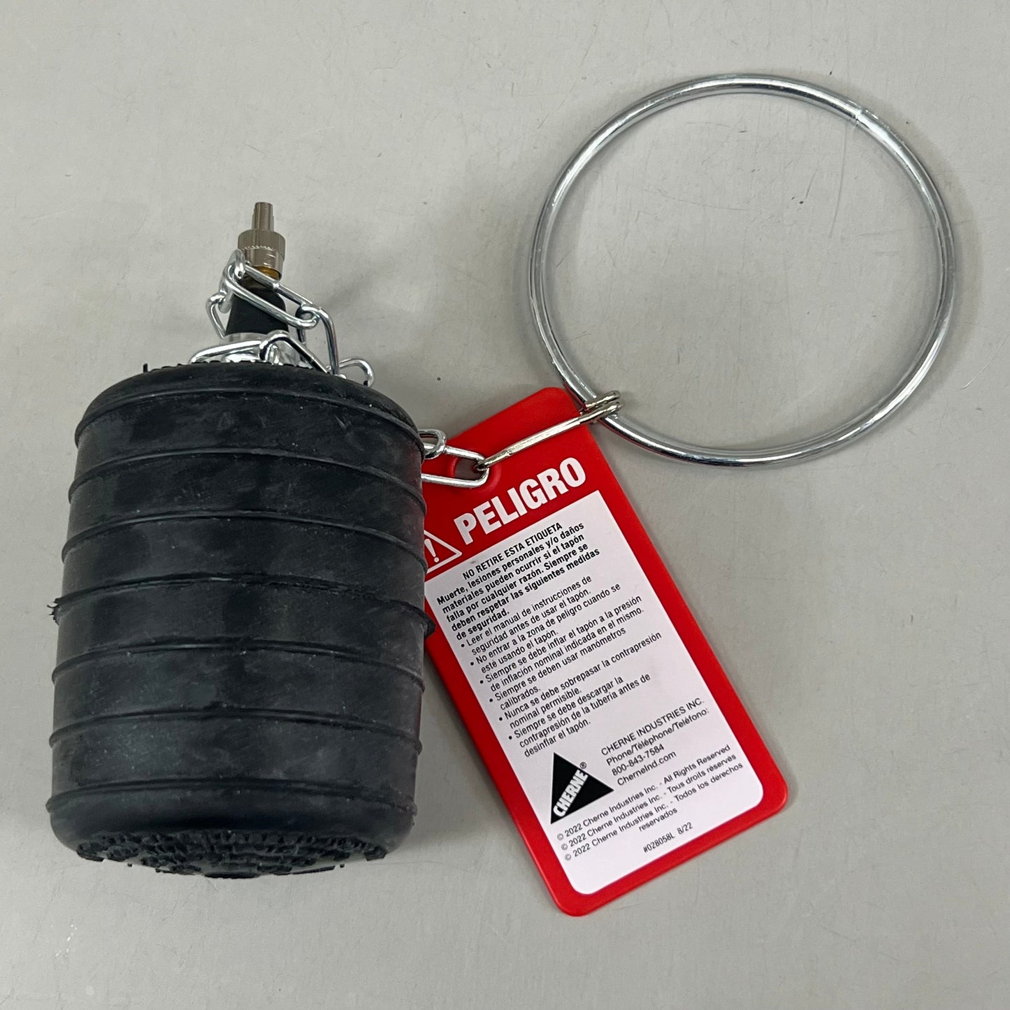 OATEY Cherne Bulk Test-Ball Plugs With Individual Display Bags 3" Black 240038