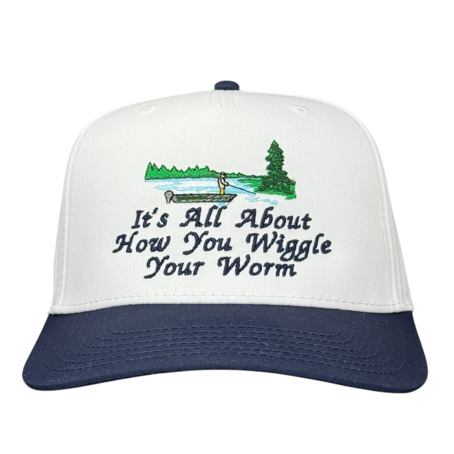 It’s All About How You Wiggle Your Worm Hat Custom Embroidered