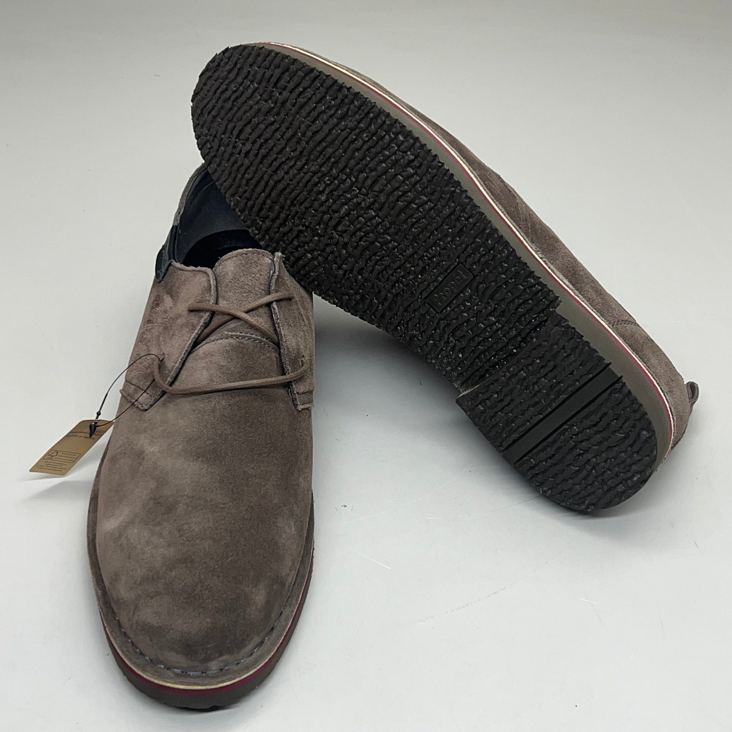 PROPET Finn Suede Oxford Scotchgard Treatment Men's Sz 12 XX(5E) Stone MCX022S