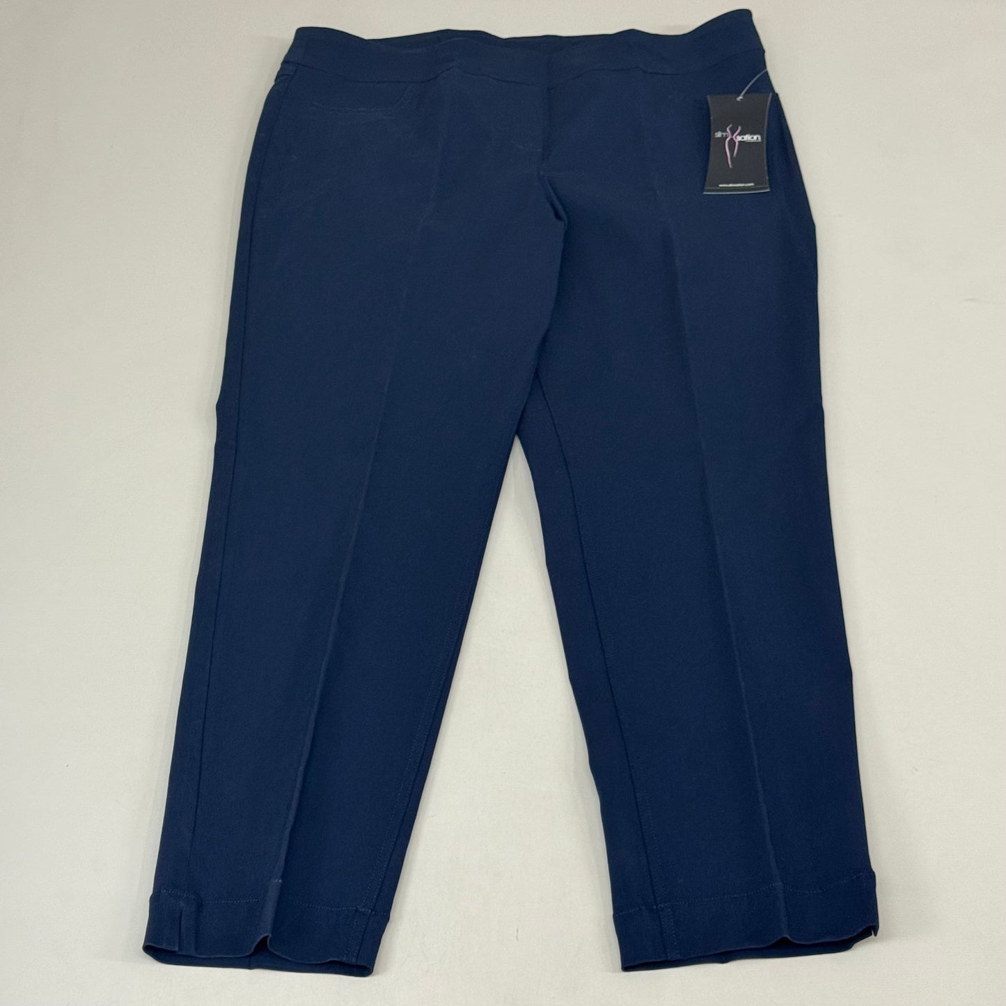 MULTIPLES Ankle Pants Petite Women's Sz 16 Midnight M48716PM