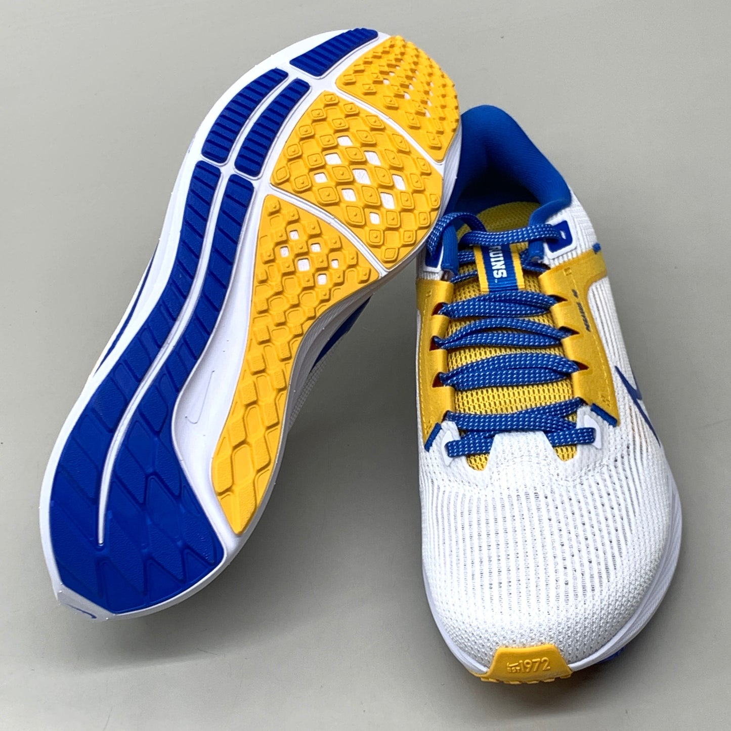 NIKE Zoom Pegasus 40 Shoes UCLA White/Signal Blue-Gold 14.5 Women's 13 Mens DZ5988 100