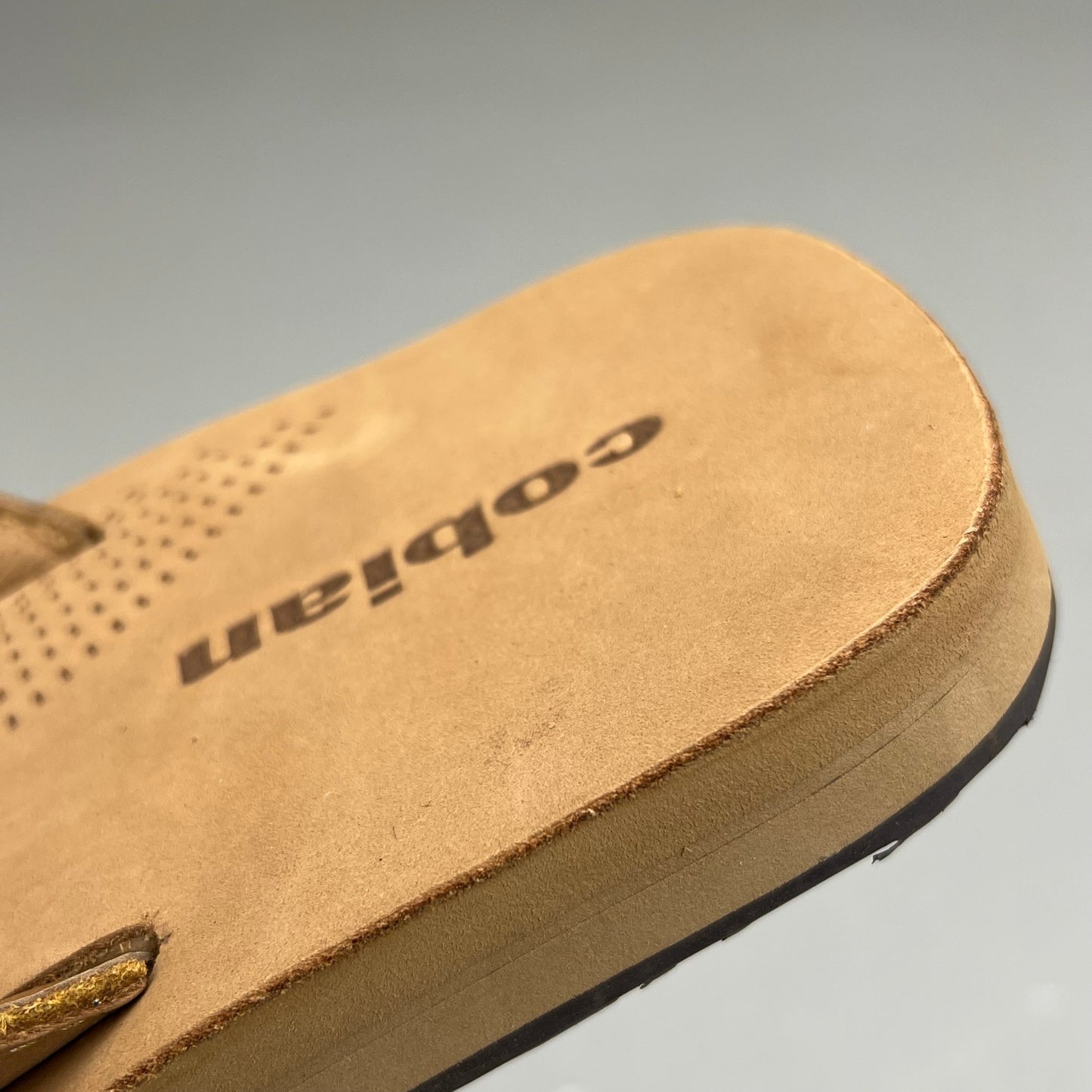COBIAN Lazo Premium Leather Sandals Men's Sz 13 EU 46 Tan LZO-24-230-13