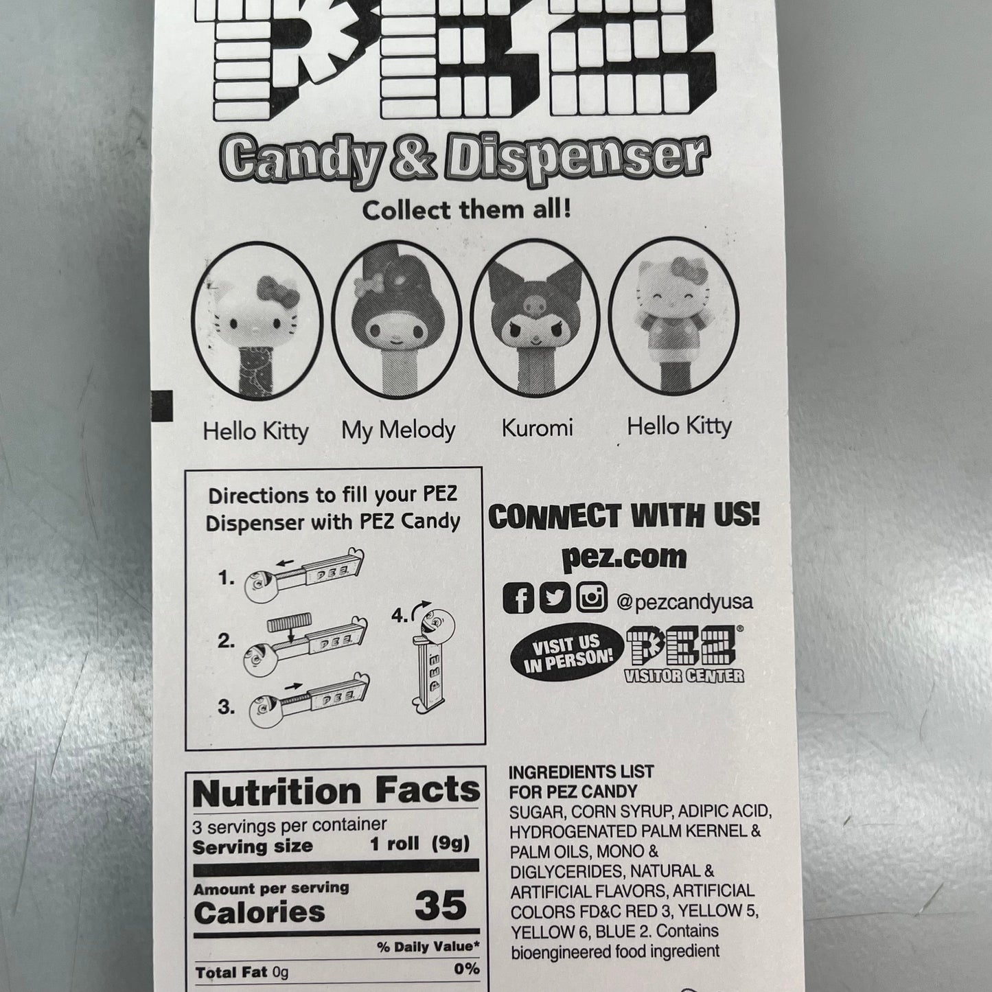 PEZ (12 PACK) Sanrio Hello Kitty Candy Dispenser Assortment W/ Refill BB 04/30