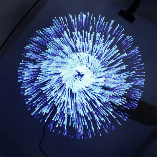3D Hologram Fan Display - 224 LED Holographic Projector for Advertising