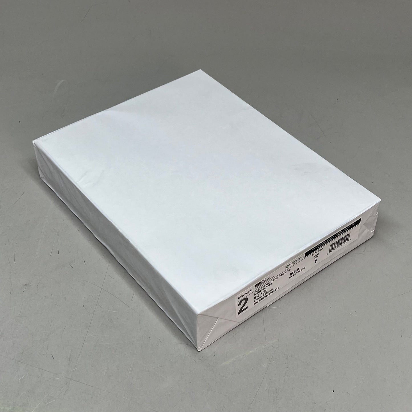 ICONEX (1,250 PACK) Digital Carbonless Paper 2-Part 8.5"X11" White/Canary 9077-1006