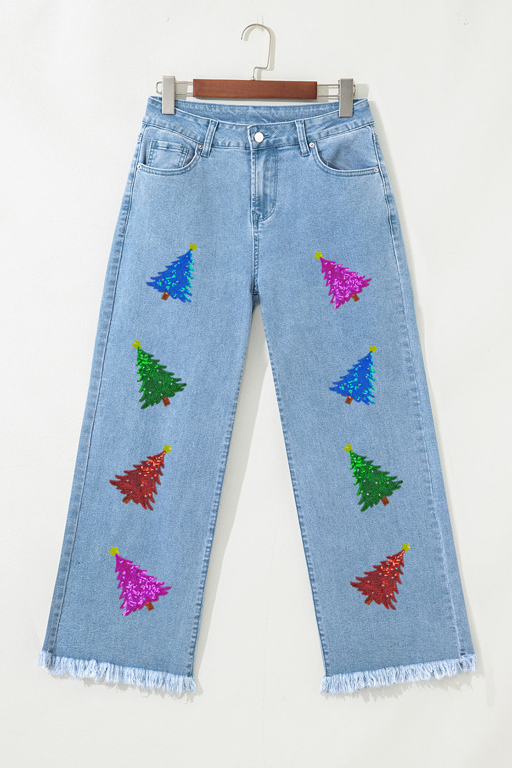Isabella Cropped Wide Leg Jeans