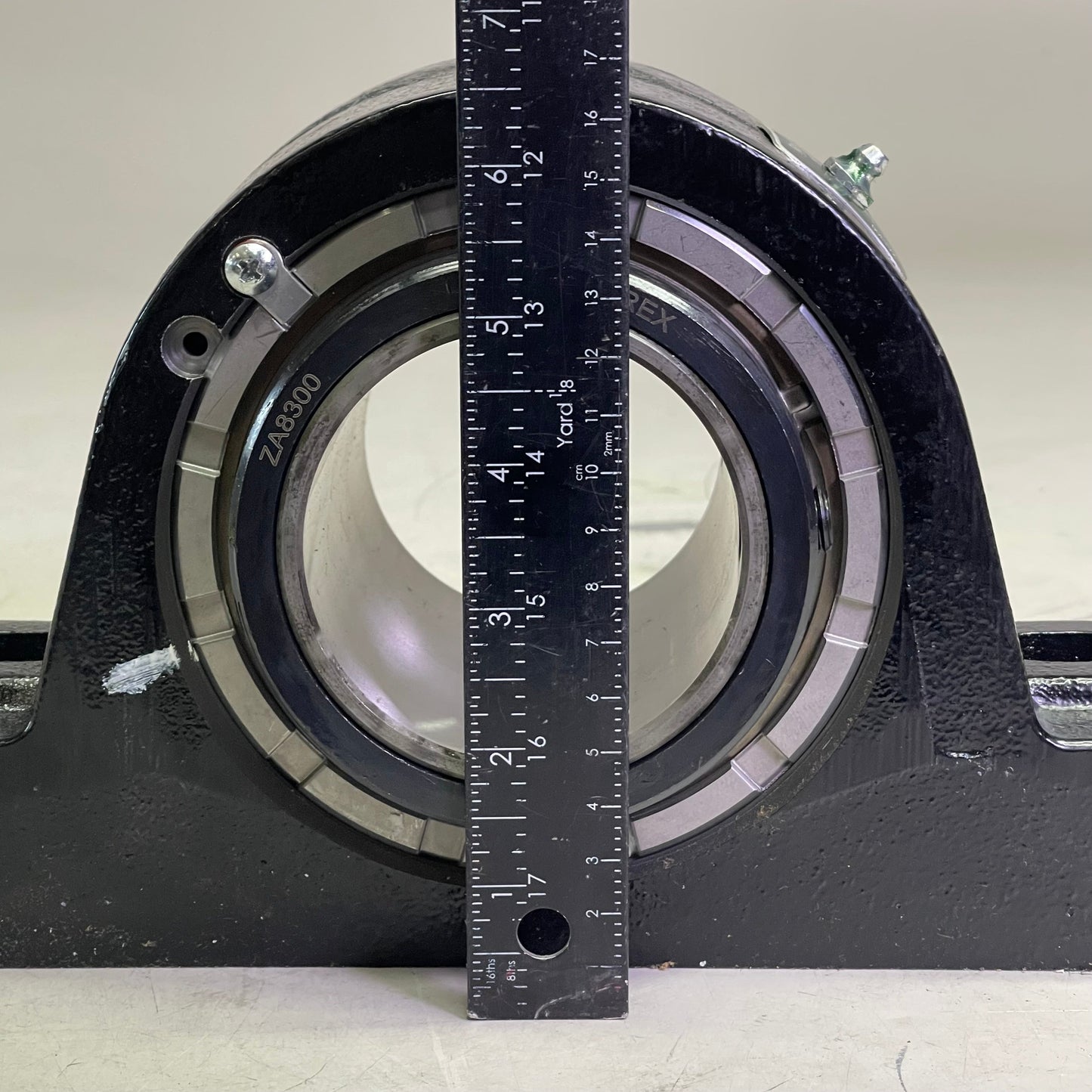 REXNORD Pillow Block Roller Bearing 3" Bore Diameter Cast Iron ZA8300