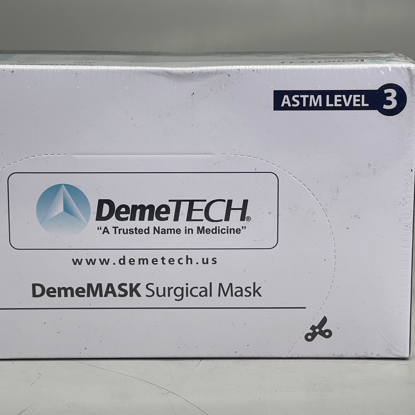 DEMETECH (50 PACK) DemeMASK Surgical Mask ASTM Level 3 Protective DT-MSK-003