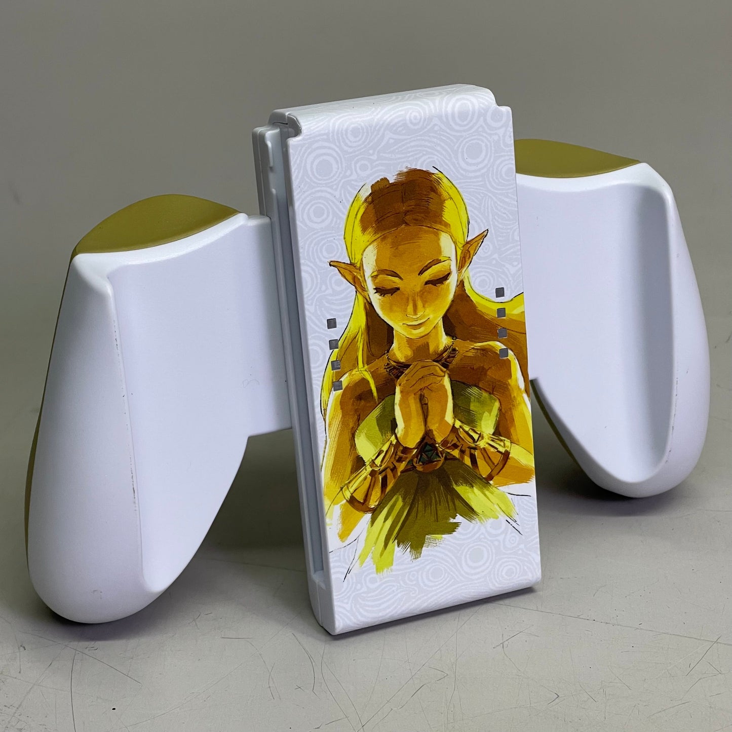 NINTENDO Joy-Con Comfort Grip ONLY Legend Of Zelda Authentic White NSAC0059-01