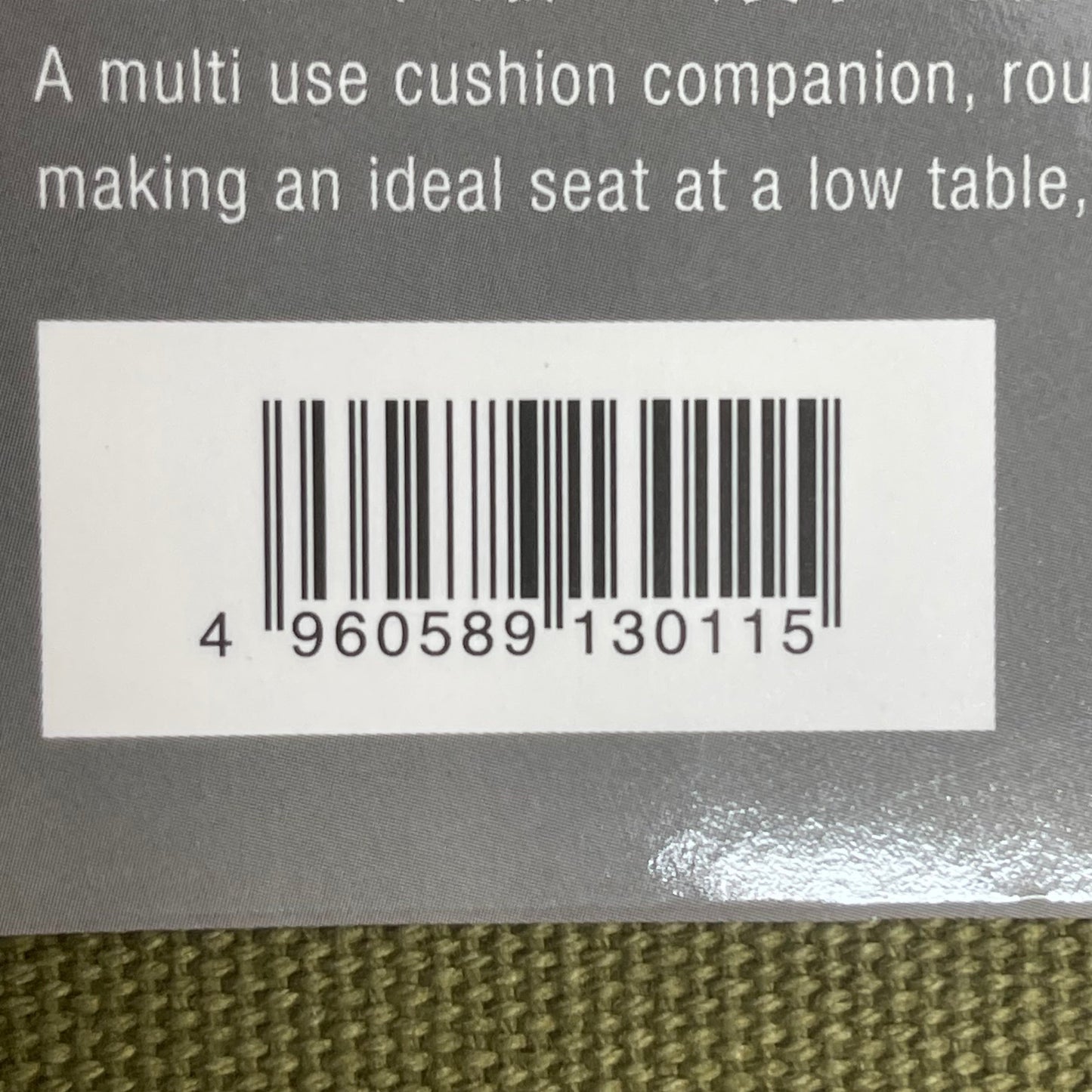 SNOW PEAK Foldable Lounge Cushion 19" Dia x 2" Th Green TM-096GR