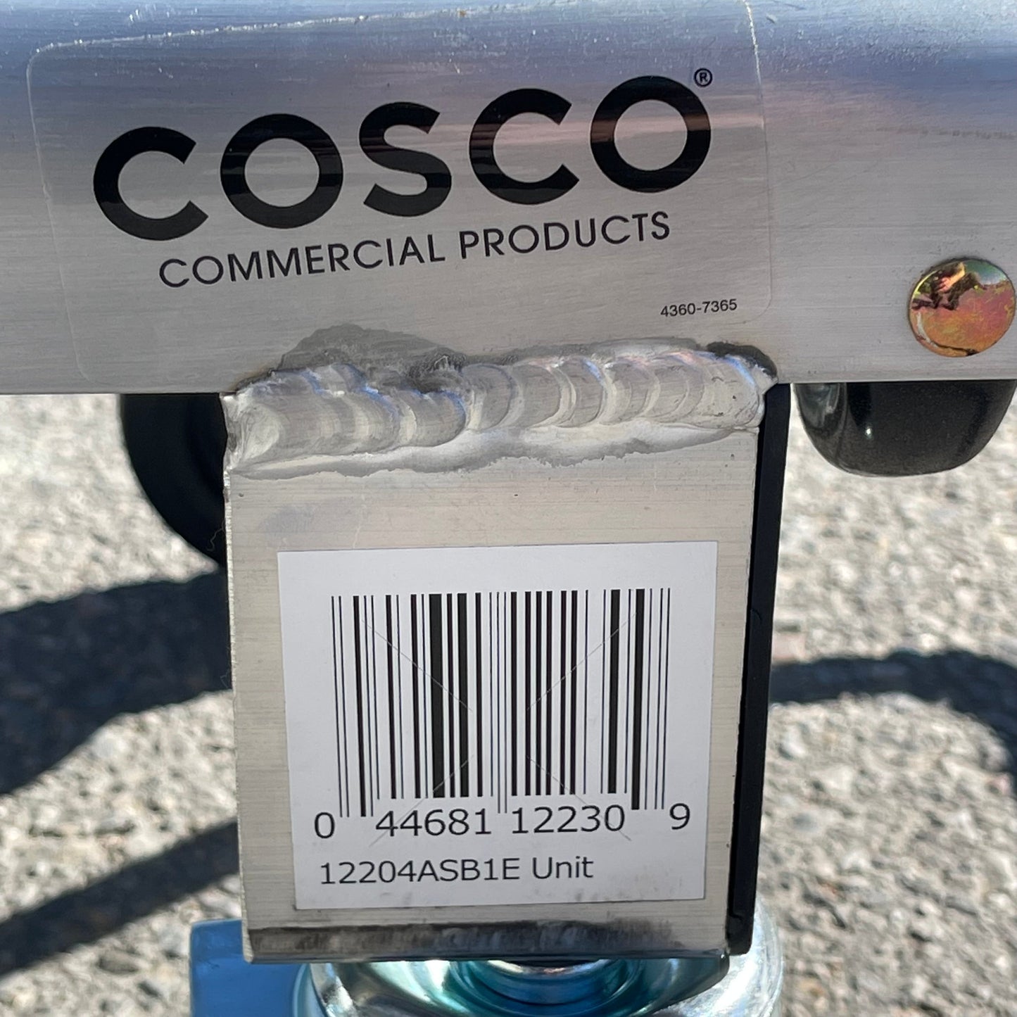 COSCO 2-In-1 Hybrid Handtruck Silver & Black 12204ASB1E