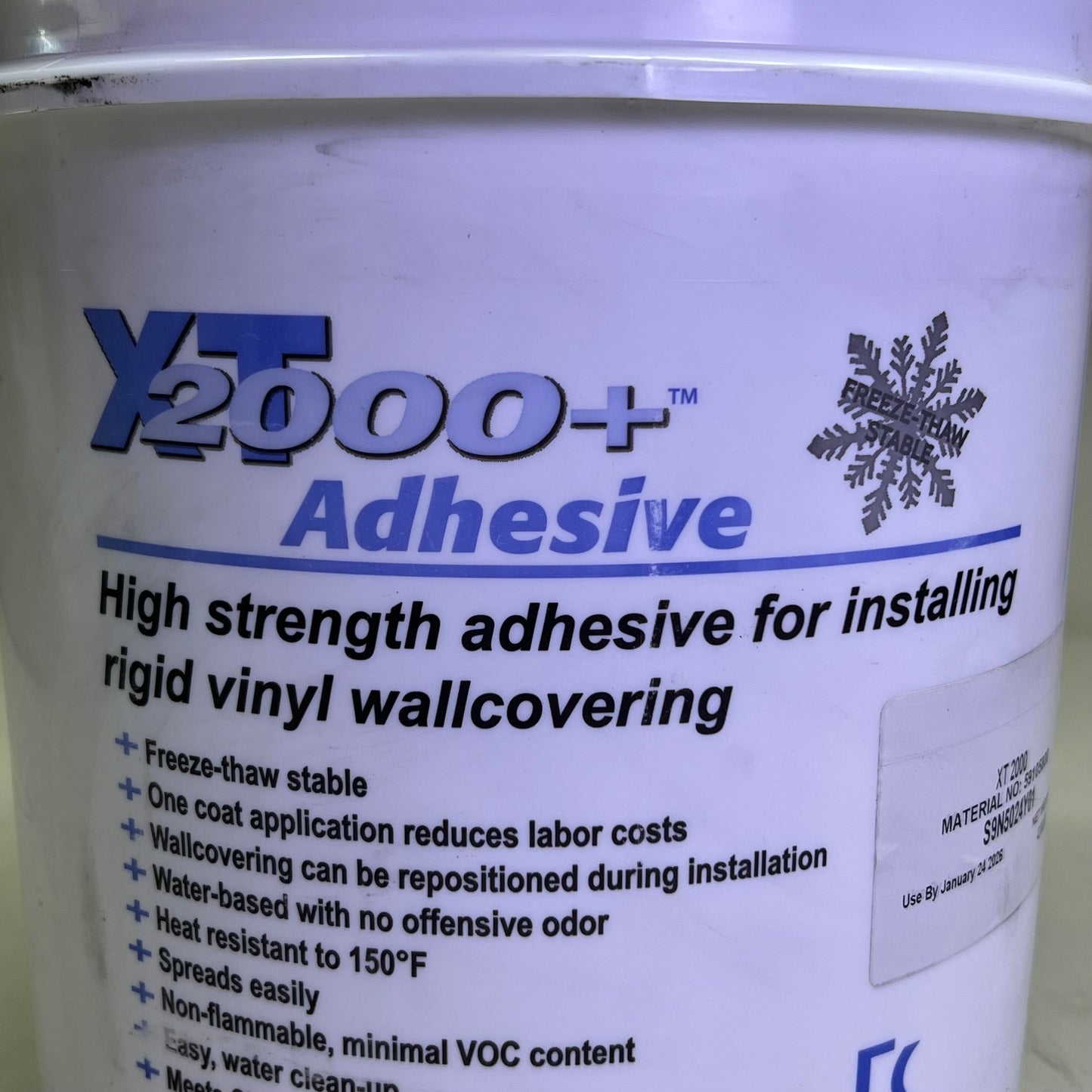 XT 2000+ High Strength Adhesive 5 Gal S9N5024Y01 BB 01/26