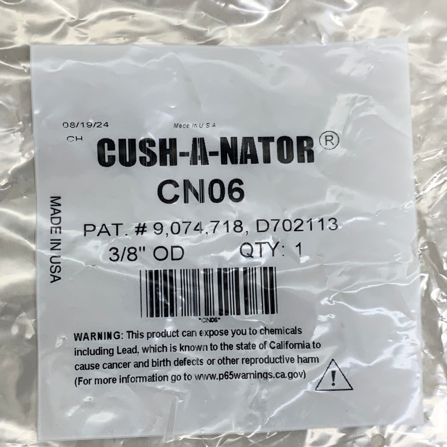 ZSI (25 Pack) Cush-A-Nator Insulation Strut Mount Clamp 3/8" OD Galv CN06
