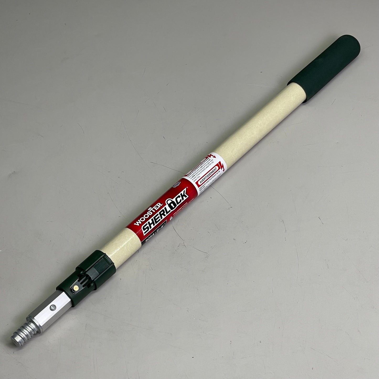 WOOSTER Sherlock Extension Pole Fiberglass Adjusts 6" Parts 2'-4' R054