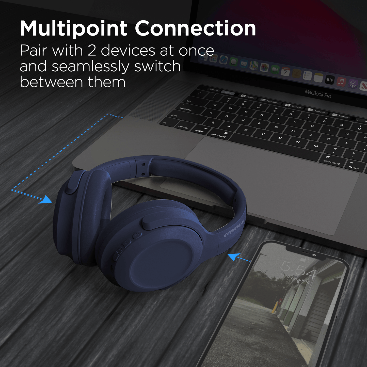 HyperGear Stealth2 ANC Wireless Headphones