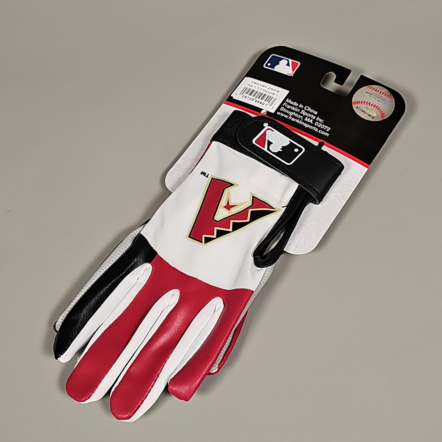 FRANKLIN SPORTS (6 PAIR) Arizona Diamondbacks Youth Batting Gloves Sz Youth M/L 76016F29P6