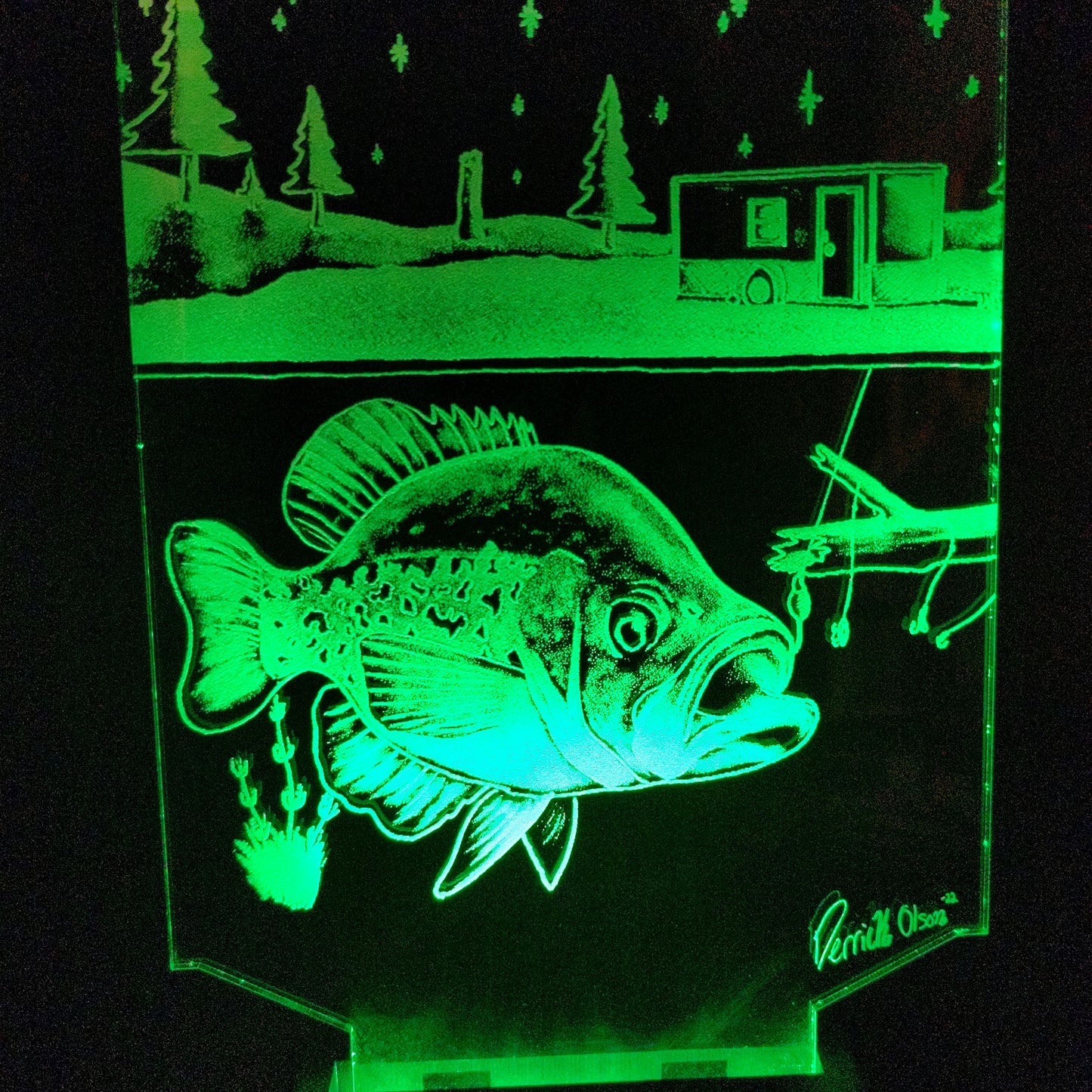 Crappie fish house (mini LED)