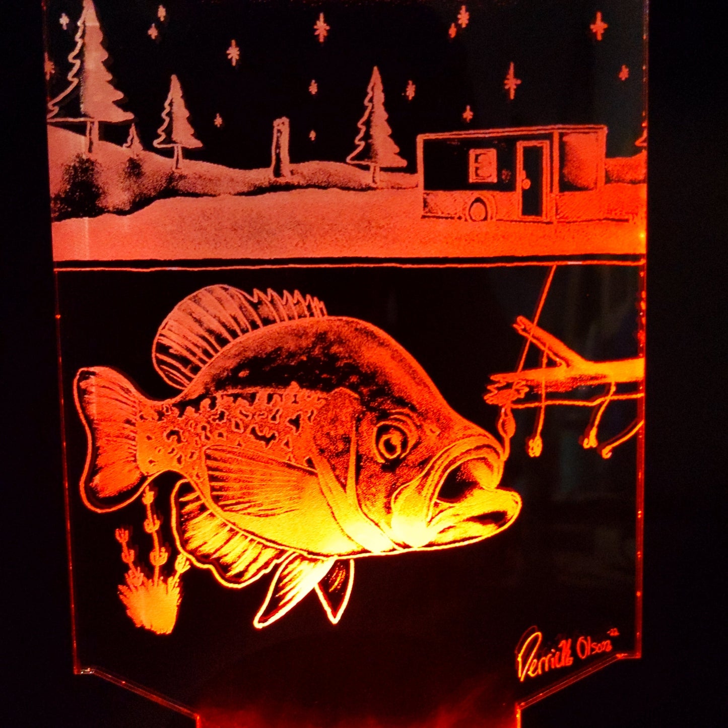 Crappie fish house (mini LED)
