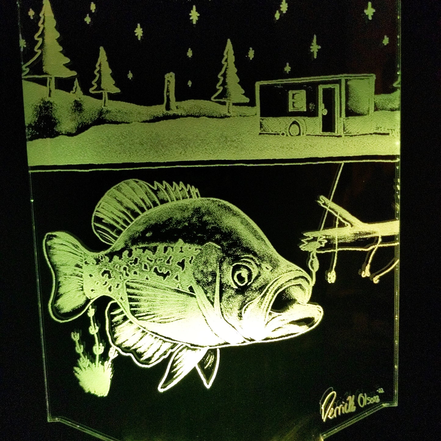 Crappie fish house (mini LED)