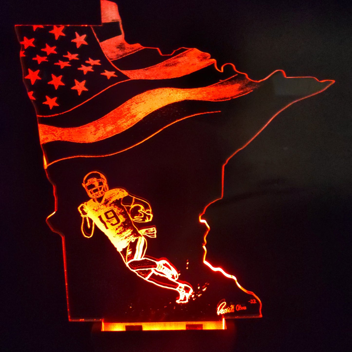 Theilen flag (mini LED)