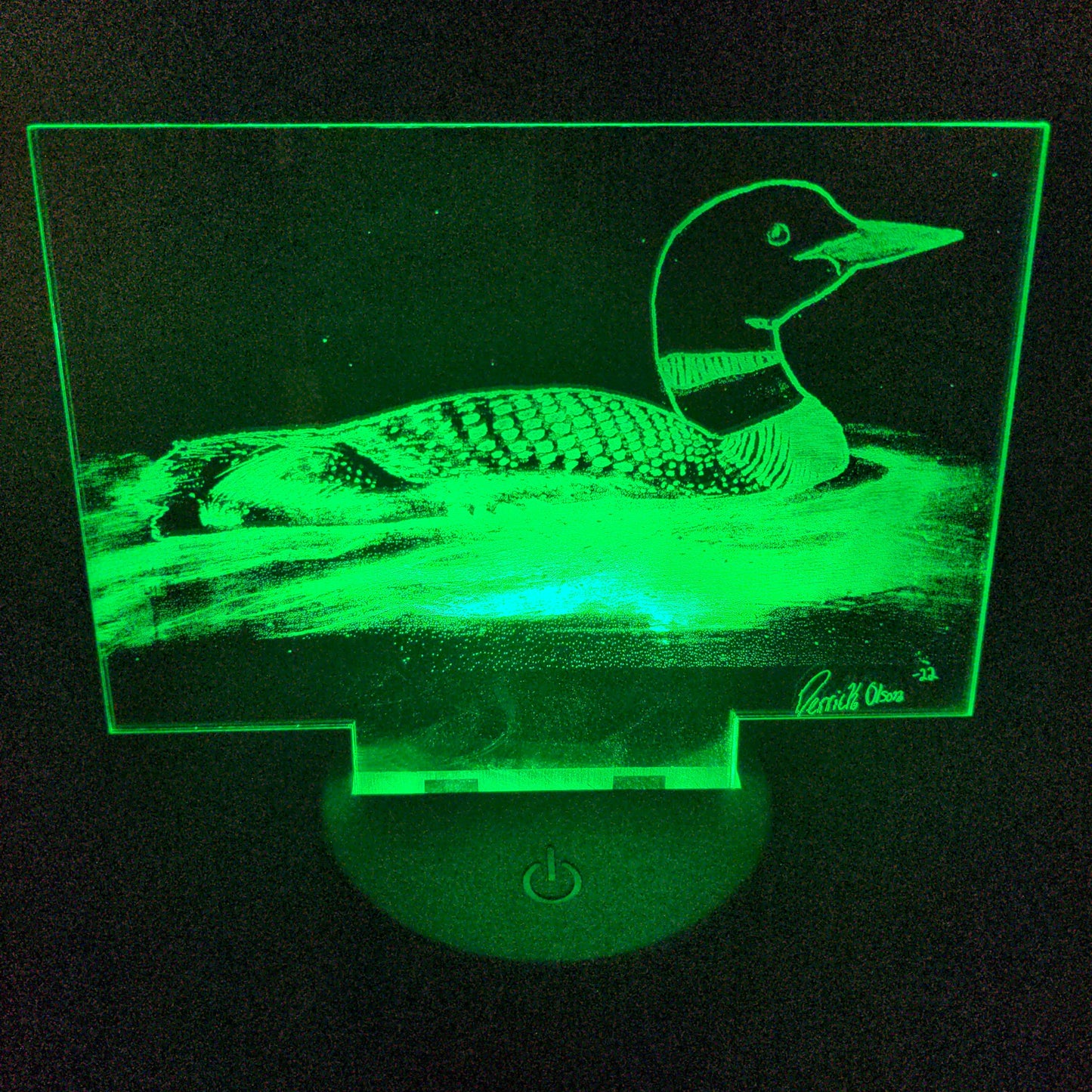 A Lone Loon (mini LED)