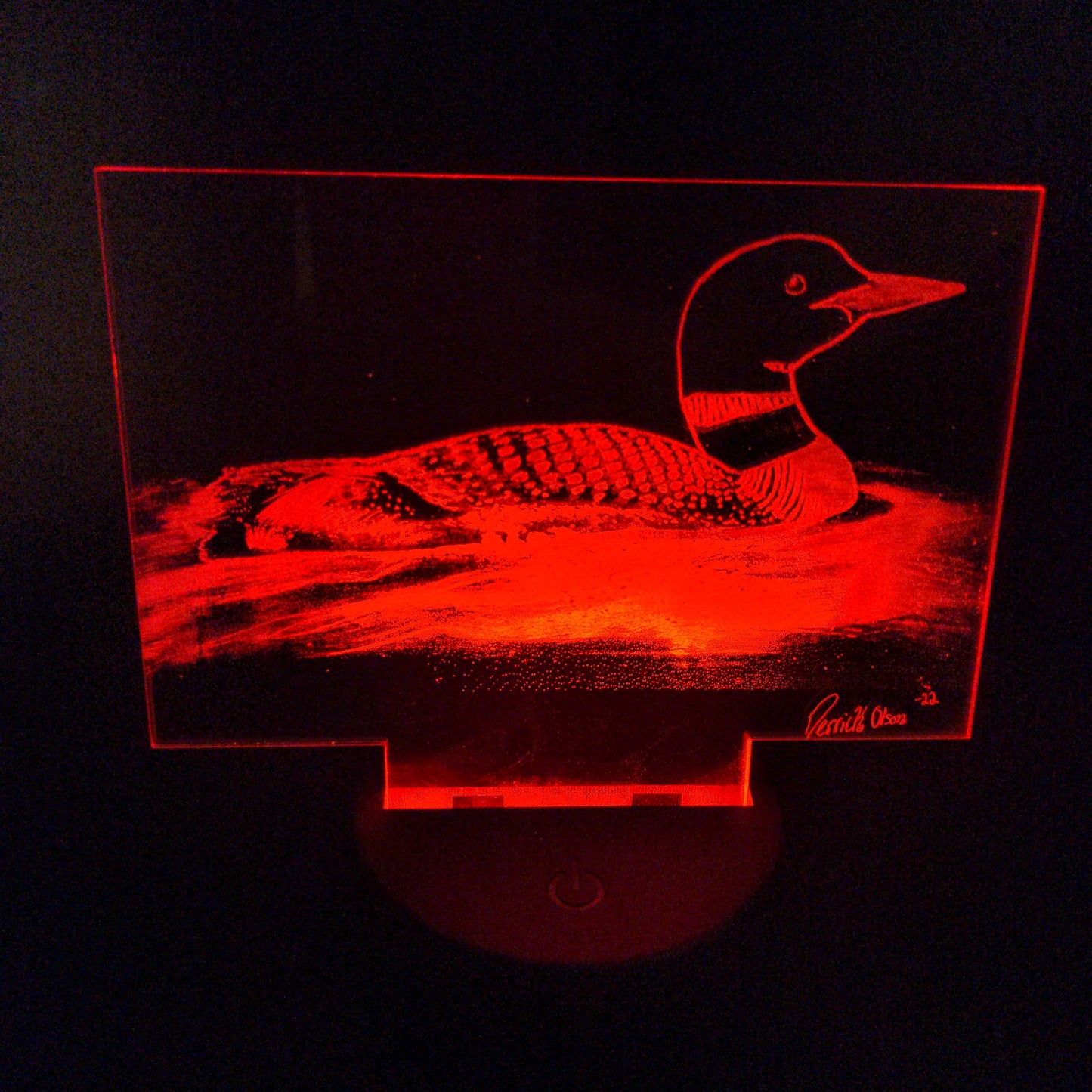 A Lone Loon (mini LED)