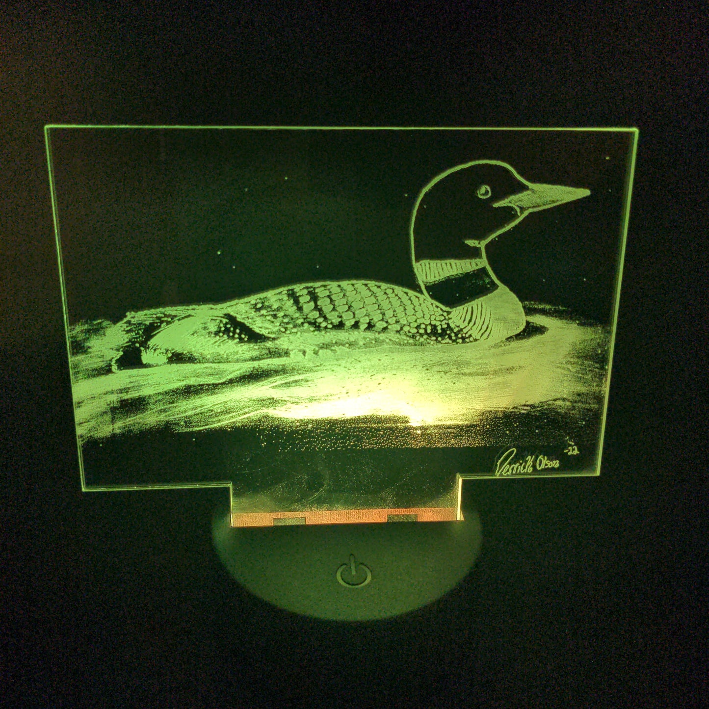 A Lone Loon (mini LED)