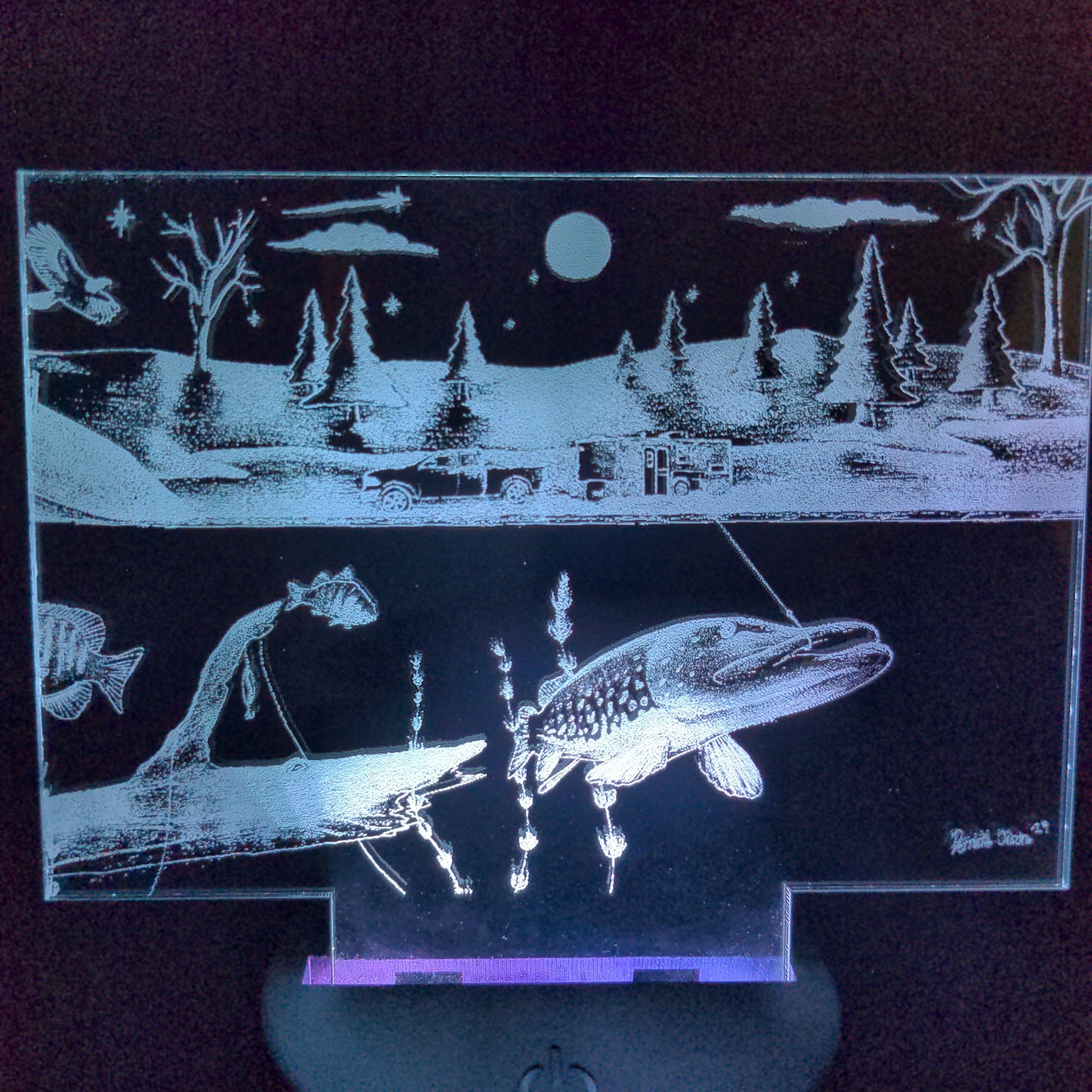 Northern ice fishing (mini LED)