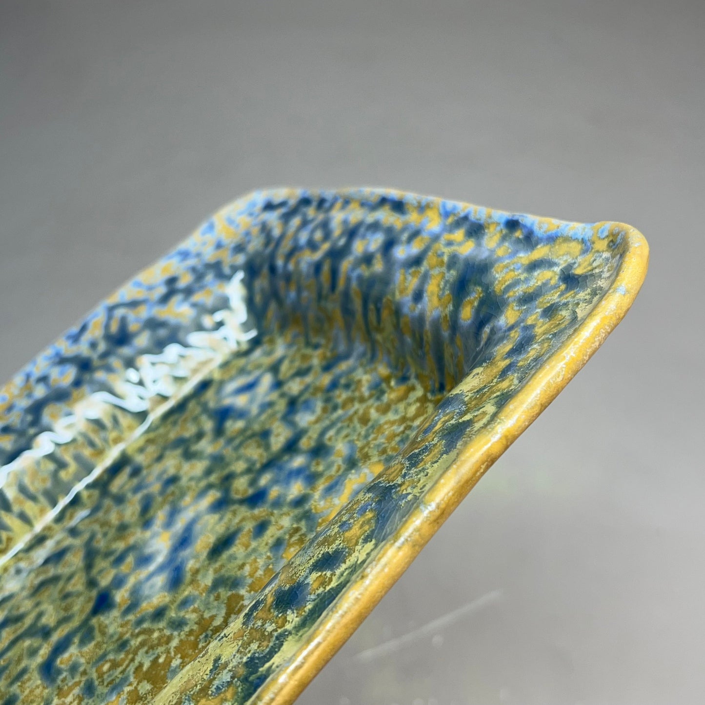 CREATIVE CO-OP (2 PACK) Stoneware Serving Dish Crackle Glaze 12.3 X 8.6 DG0495