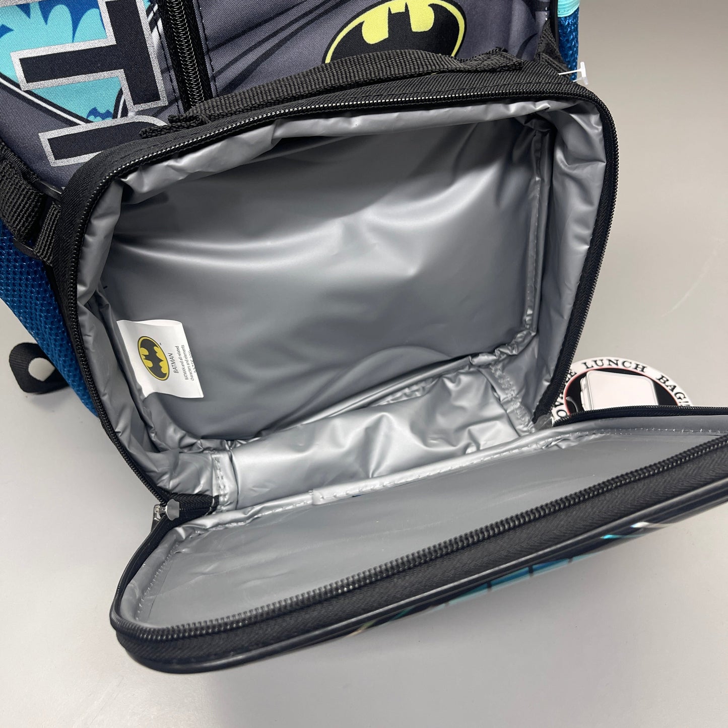 ACCESSORY INNOVATIONS Batman 10-PK Backpack & Lunch Bag Blue (New)
