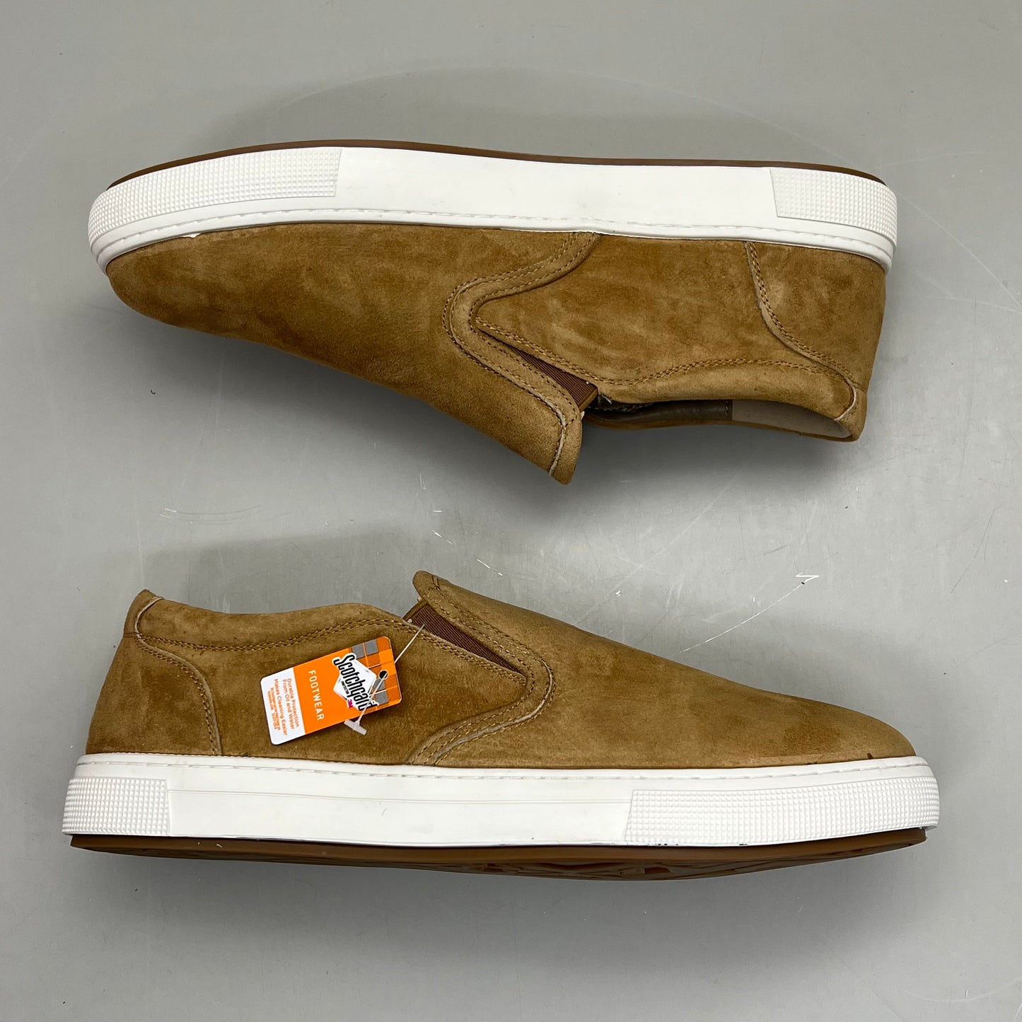 PROPET Kip Suede Slip-On Durocloud Foam Footbed Men's Sz 10 X(3E) Camel MCX074S