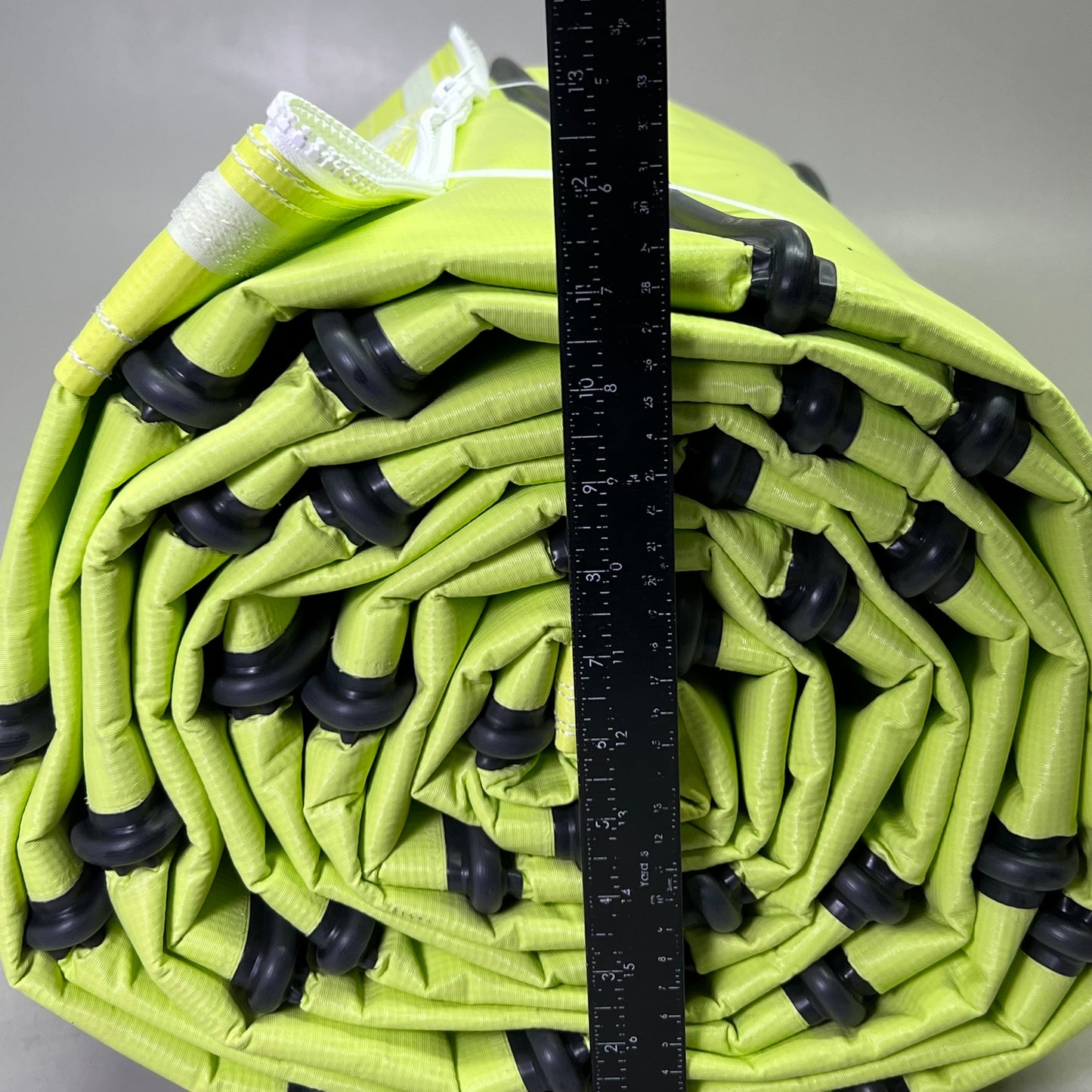 PAGE GSE Lay Flat Duct for Air Movement Sz 23" W, Green& Black PSZ1420
