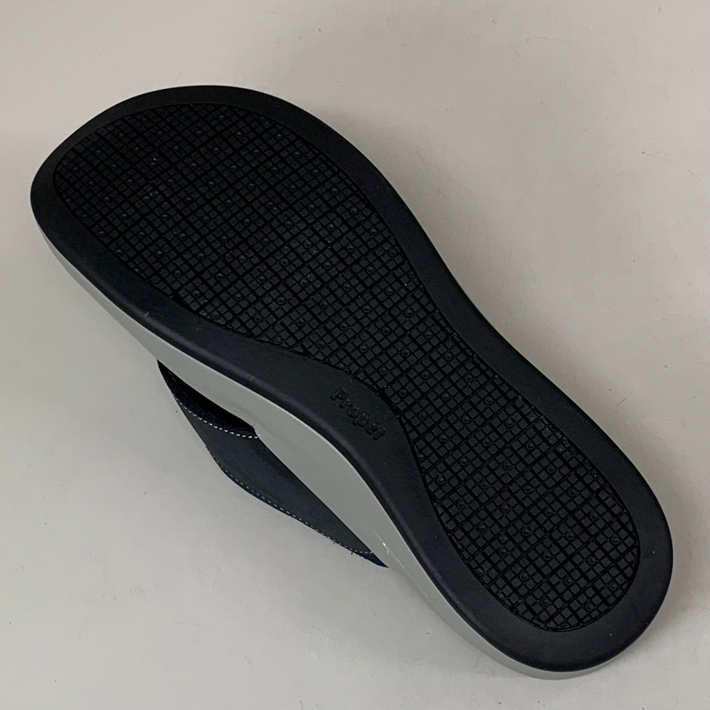PROPET  Easton Cushion Flip Flop Sandal Leather Men's SZ 9.5 Navy MSV011PNVYE-09H