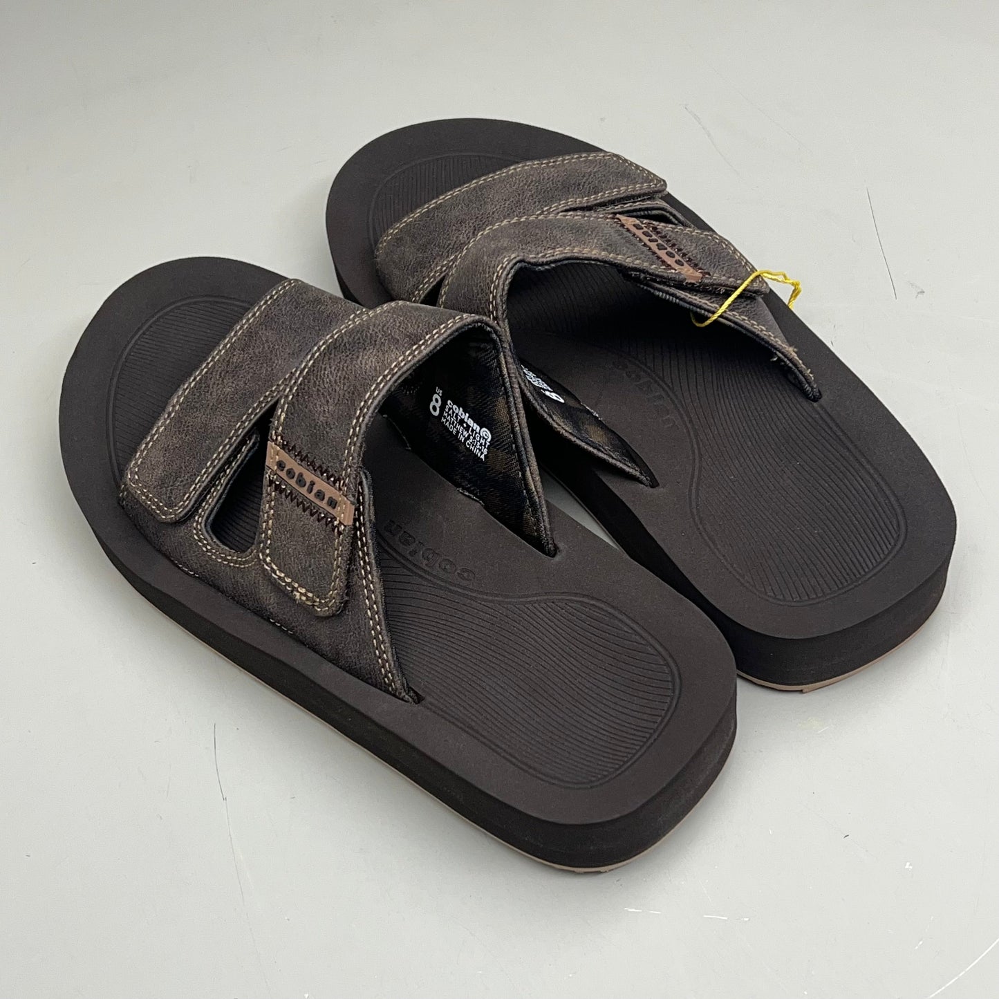COBIAN Trestles Trek Slide EVA Top Sole Men's Sz 11, 44 Eu Chocolate TTS24-201-11