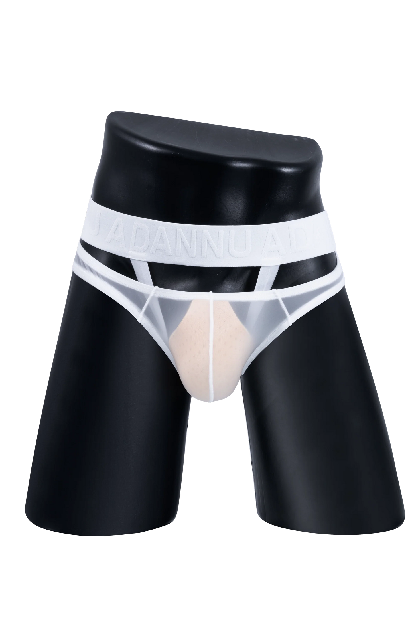 Men’s Sexy Sheer Thong with Ring & Strap Design
