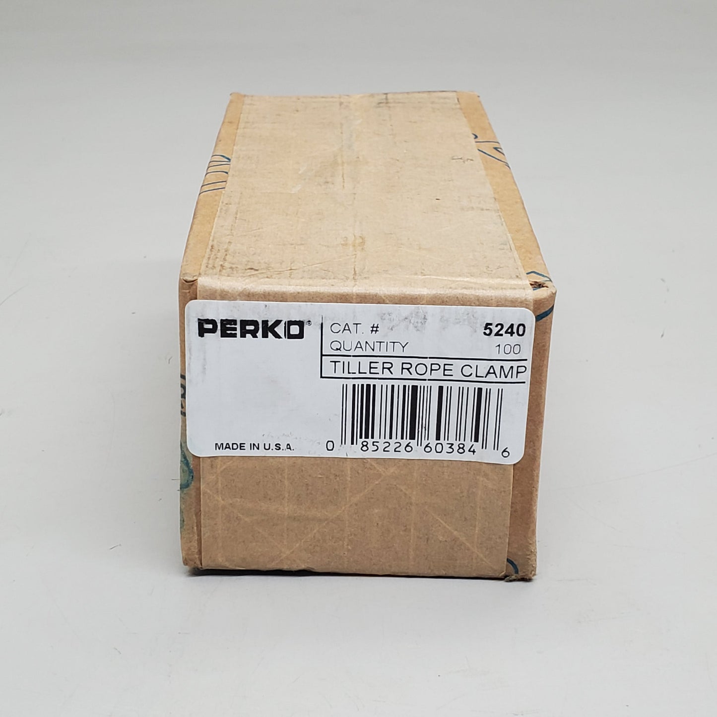 PERKO (100 Pack) Tiller Wire Rope Clamps for 1/8"-3/16" Steel Cable 5240 (Screws Not Included)