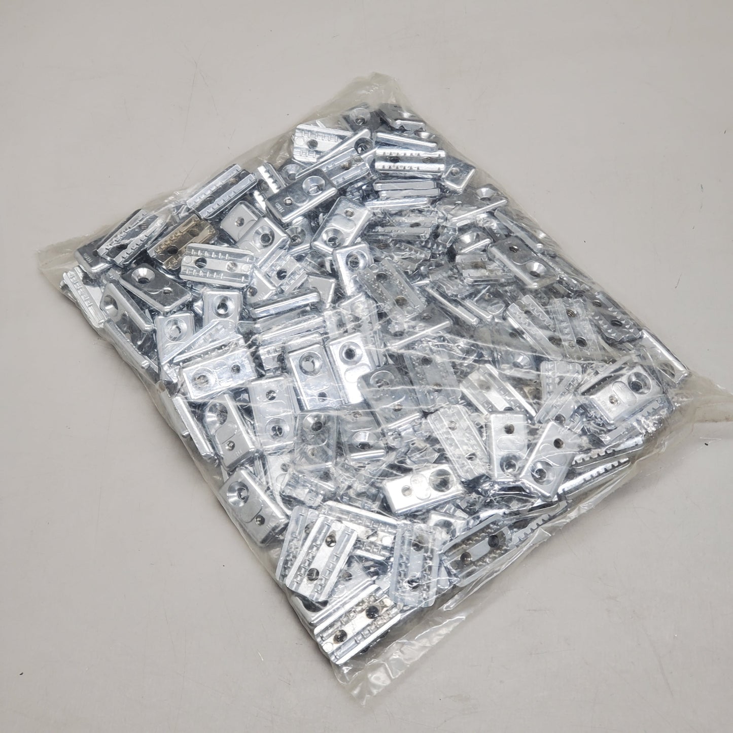 PERKO (100 Pack) Tiller Wire Rope Clamps for 1/8"-3/16" Steel Cable 5240 (Screws Not Included)