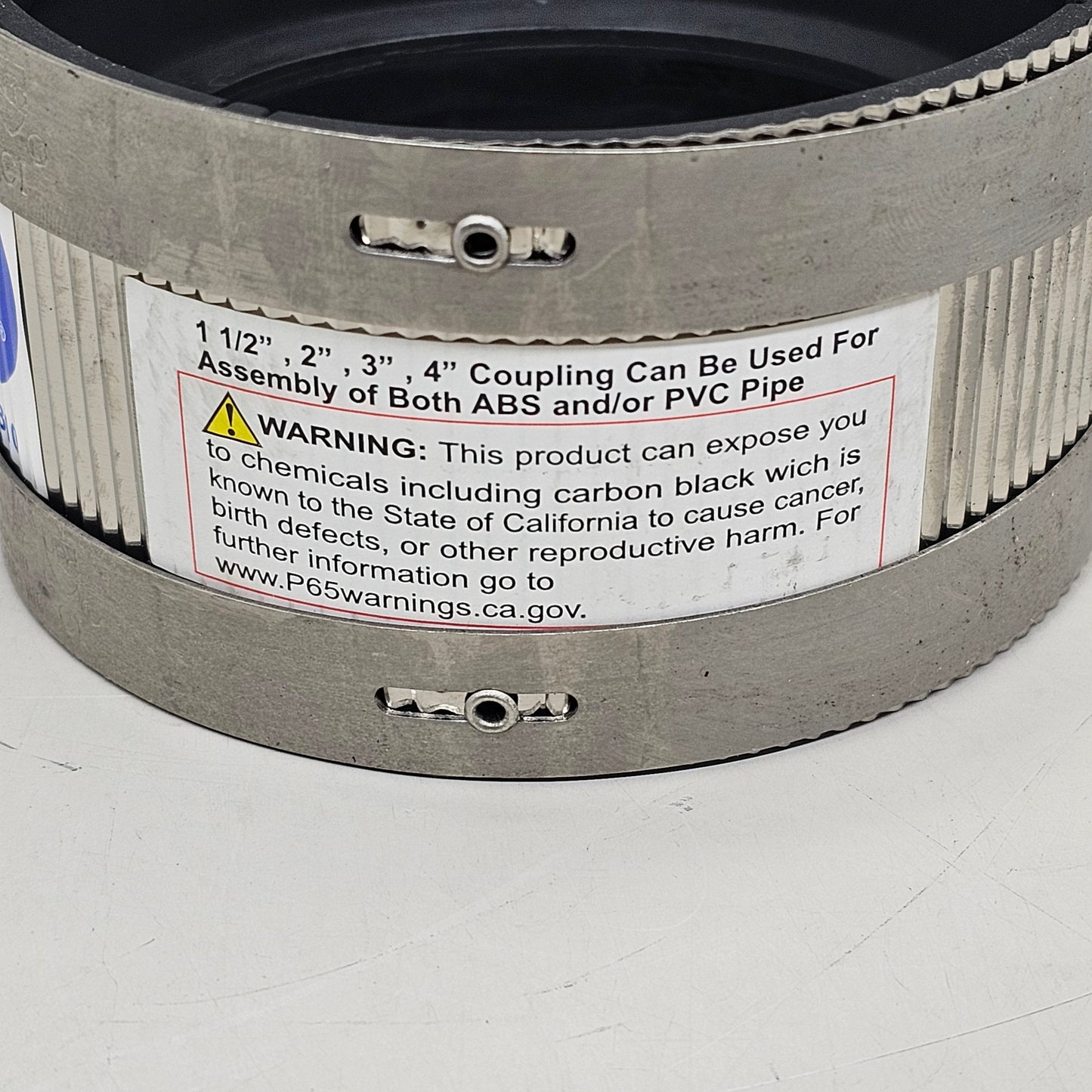 MIFAB Heavy-Duty Clamp Coupling Stainless Steel 3 x 3 Fitting