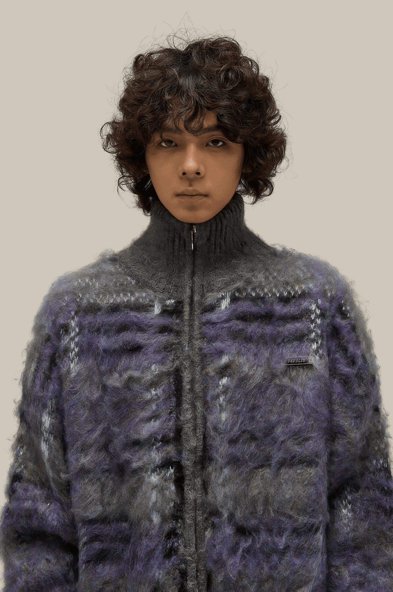 Winter Vintage American Knit Cardigan for Men – Loose & Relaxed